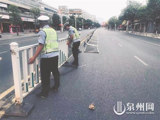 南安交警全天不間斷巡邏 守護市民群眾平安出行