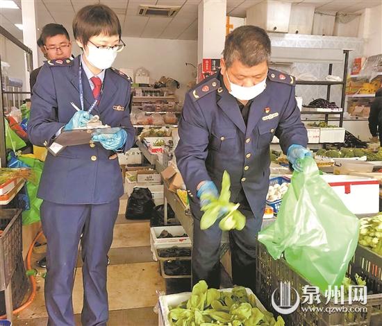 南安官橋市加強食品監管 守護好群眾“菜籃子”安全